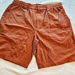 Shein Brown, Elastic Waist, Shorts with Pockets. Very Comfortable, Yet Classy.